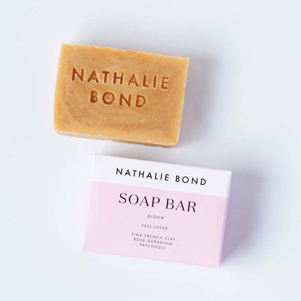Soap bar out of its packaging